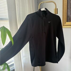 Nike Men's Black half zip